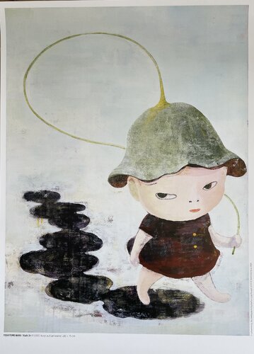 Yoshimoto Nara, Walk On I, 1993, Dauerleihgabe im Toyota Municipal Museum of Art, copyright Yoshimoto Nara 2024. by Yoshitomo Nara, 인쇄 for Sale on Singulart