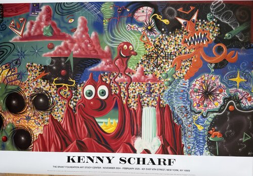 Kenny Scharf,  When the W`orlds Collide, 1984, copyright Kenny Scharf/Artists Right Society (ARS), New York, exhibition posterPrinted in US de Kenny Scharf, Impresión a la venta en Singulart