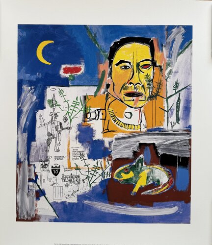 Jean Michel Basquiat (1960-1988), Raw Fish, 1984, Copyright Estate of Jean Michel Basquiat, Licensed by Artestar New York, Printed in the UK 20/54 0Y49B3 by Jean-Michel Basquiat, Print for Sale on Singulart