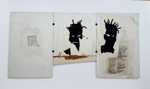 Jean Michel Basquiat (1960-1988), Self Portrait, 1981, Copyright Estate of Jean Michel Basquiat, Licensed by Artestar NY, Printed in the UK 36/57 OZMHD7 large format par Jean-Michel Basquiat, Édition en vente sur Singulart