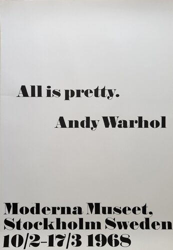 Andy Warhol (1928–1987), All Is Pretty, Copyright 2015 The Andy Warhol Foundation For The Visual Arts, Inc. Printed in the UK di Andy Warhol, Stampa in vendita su Singulart