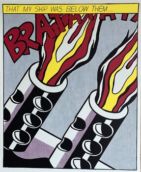 最終大幅値下げ・希少Roy Lichtenstein・サイン入りシルクスクリーン Roy Lichtensteinの作品をSINGULARTで販売中