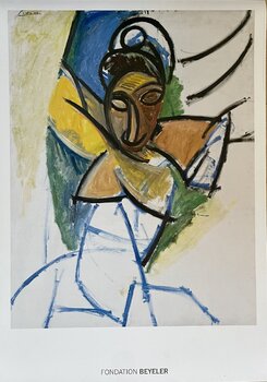 パブロ・ピカソ、「FEMME AU CHALE ROUGE」、海外版超希少レゾネ ピカソが描いた愛人の肖像画、73億円で落札 欧州記録更新 写真1