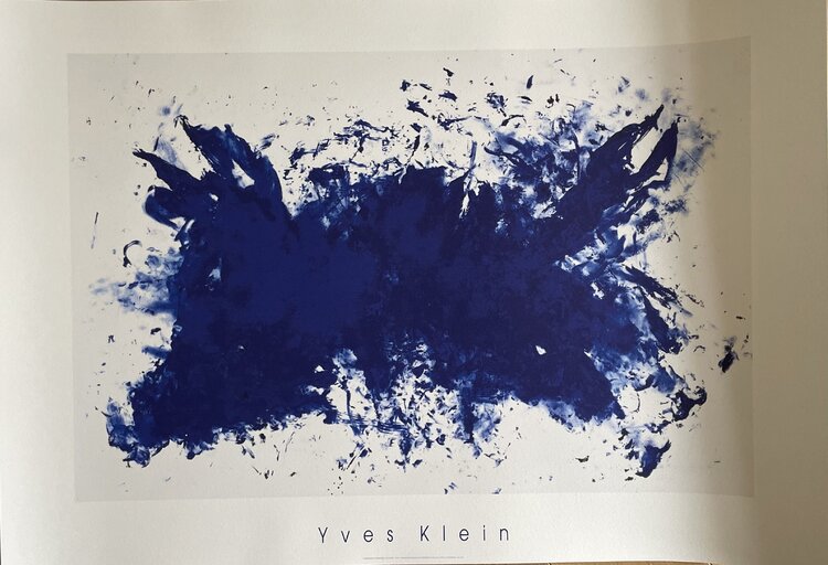 Hommage a Tennessee Williams, 1960 by Yves Klein - 28X40