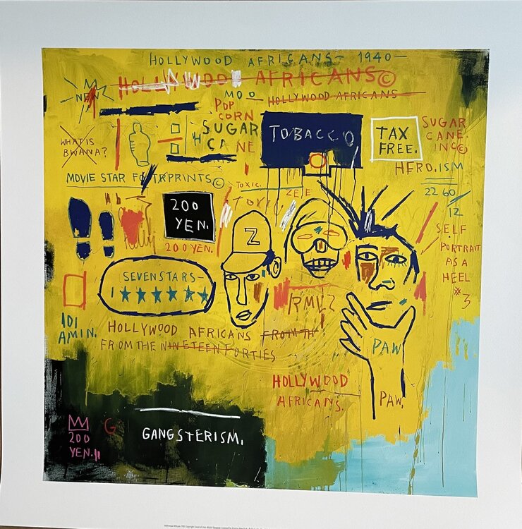 Jean Michel-Basquiat (1960-1988), Hollywood Africans, 1983