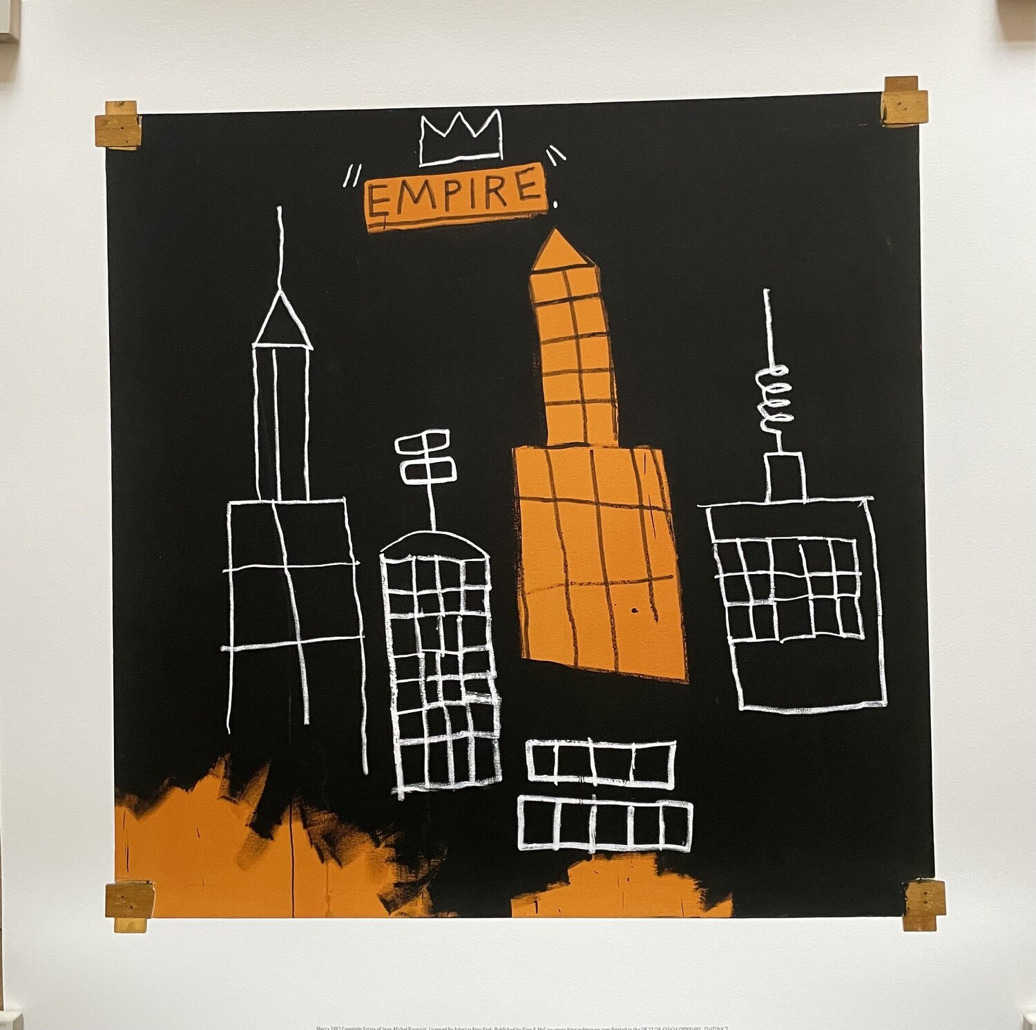 Jean Michel Basquiat (1960-1988), Mecca, 1982, Licensed by