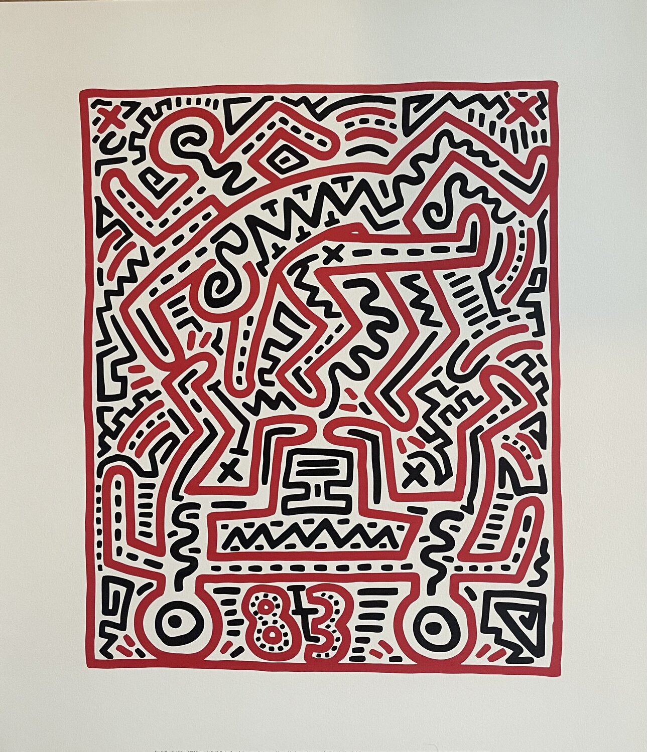 Keith Haring (1958-1990), Fun Gallery Exibition, 1983