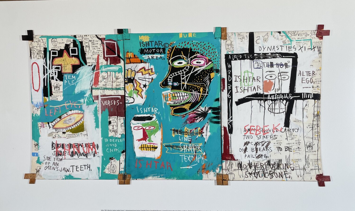 Jean Michel Basquiat (1960-1988), Ishtar 1983, copyright