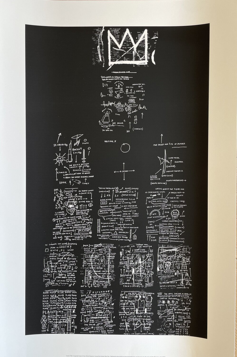 Jean Michel Basquiat (1960-1988), Tuxedo, 1982-3, copyright