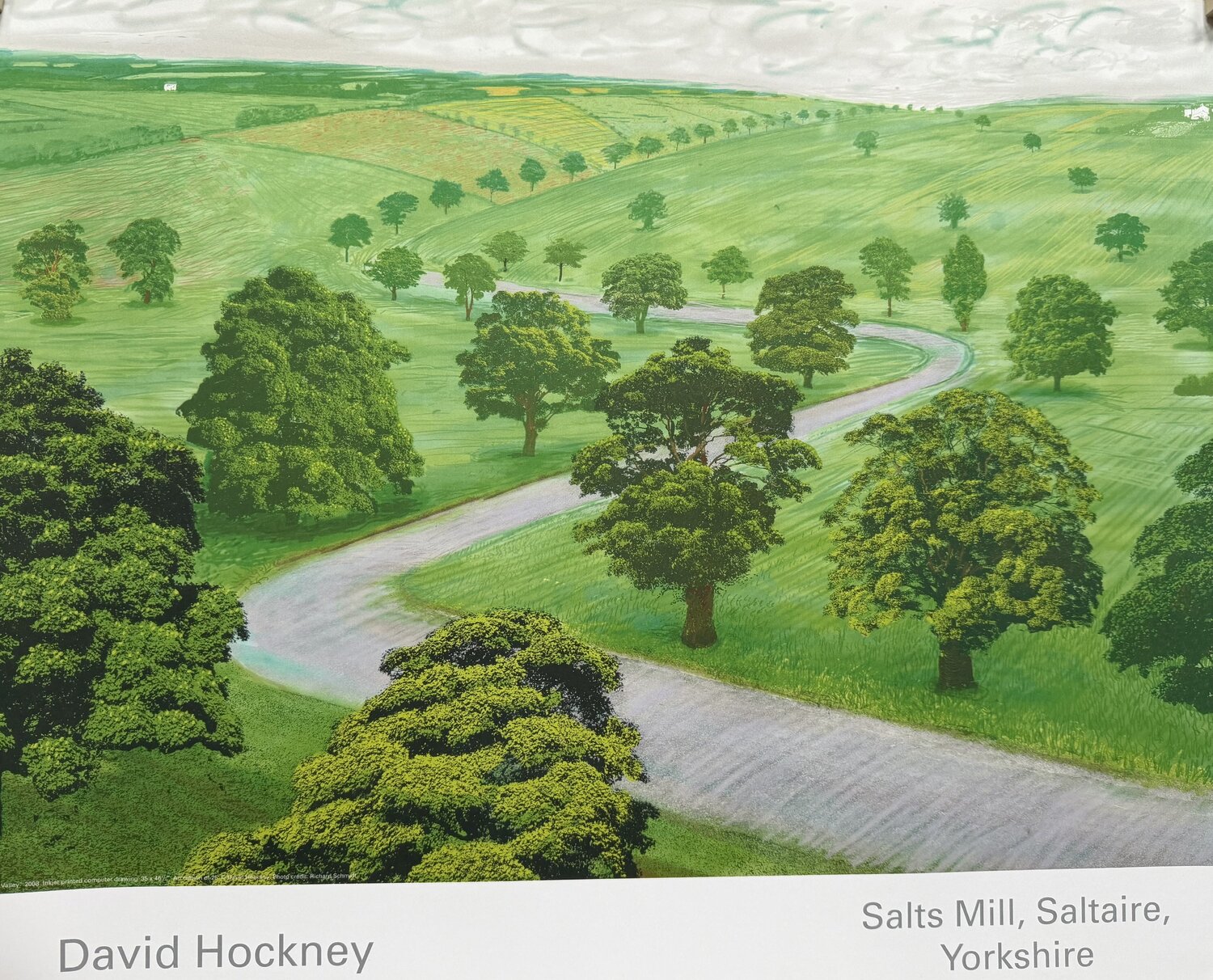 David Hockney, Green Valley, 2008, copyright David Hockney, Printed in UK David Hockney Druck zu verkaufen