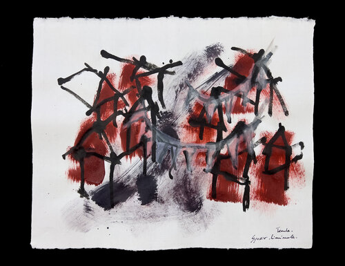 Tents Liminal Space by Livio Stabile, Work on Paper for Sale on Singulart