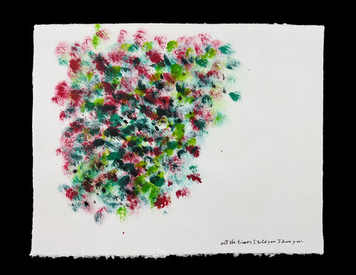 All the times I told you I love you von Livio Stabile, Werk auf Papier kaufen auf Singulart