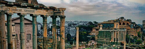 Foro Romano panorama  25 febbraio 2023 by Carlo Iorio, Other Media for Sale on Singulart