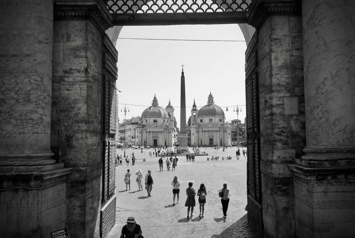 Piazza del Popolo 22 agosto 2019 ore 13.46 Carlo Iorio Andere Medien zu verkaufen