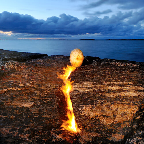 Burning rock Trond Are Berge