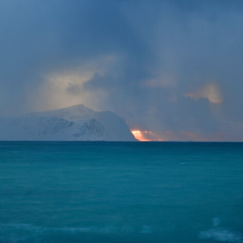 Wintry Sunset van Trond Are Berge, Fotografie te koop op Singulart