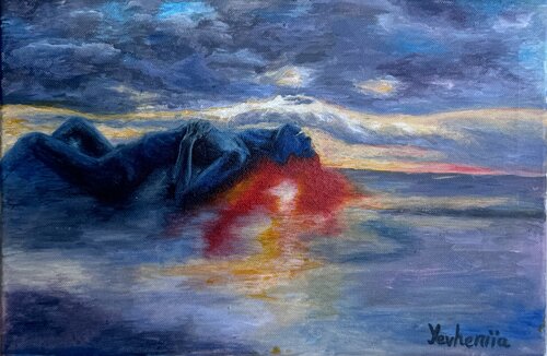 Extase. Lève du soleil sur les montagnes, Fréjus le 24 juillet 2024 Yevheniia Lytovchenko