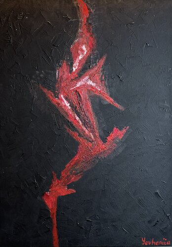 Crise émotionnelle / Quand ça fait mal van Yevheniia Lytovchenko, Schilderij te koop op Singulart