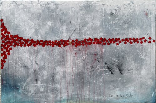 run to the hills di Ziad Assassa, Pittura in vendita su Singulart
