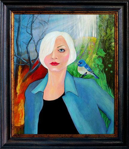 inside = outside di OLEKSANDRA PETROVSKA, Pittura in vendita su Singulart