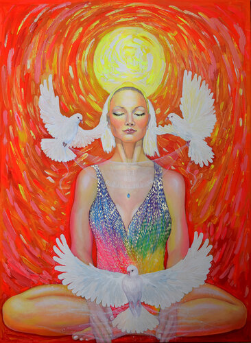 Trinity di OLEKSANDRA PETROVSKA, Pittura in vendita su Singulart