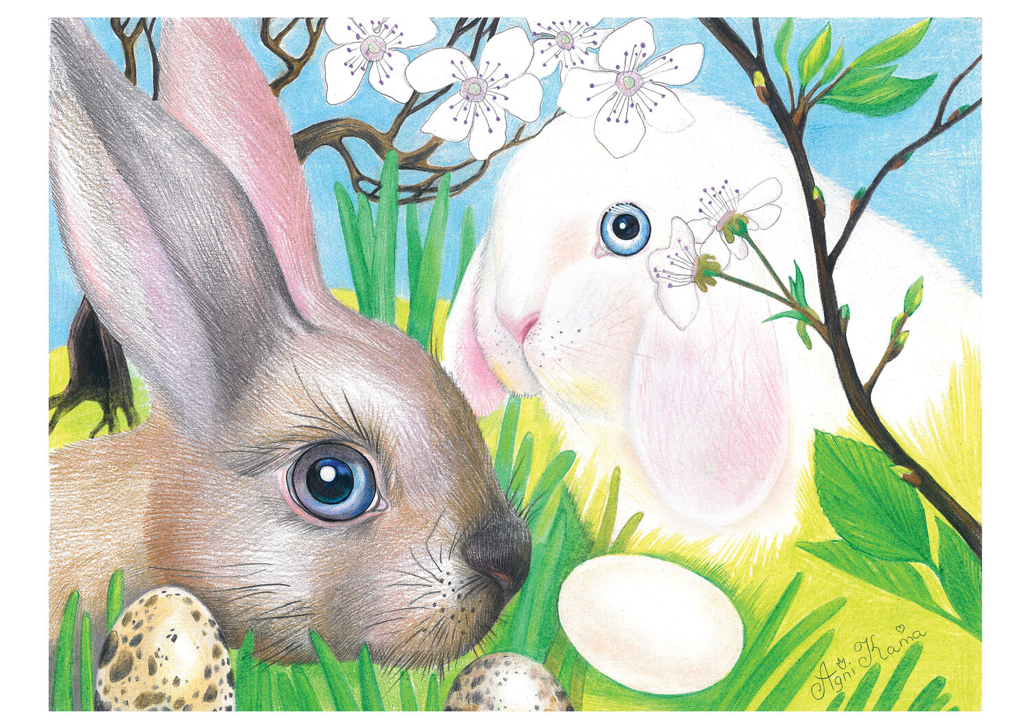 Spring Bunnies OLEKSANDRA PETROVSKA