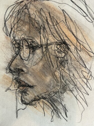 GLASSES LADY 2 // 022 di Jayme Mestieri, Disegno in vendita su Singulart