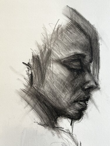 CHARCOAL PAPER 01 van Jayme Mestieri, Tekening te koop op Singulart