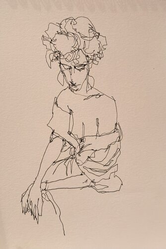 Blaze // 003 // 24 van Jayme Mestieri, Tekening te koop op Singulart