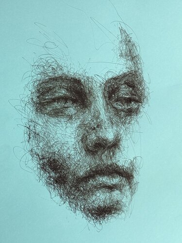 00801 1LINE series // blazet // fountain pen di Jayme Mestieri, Disegno in vendita su Singulart