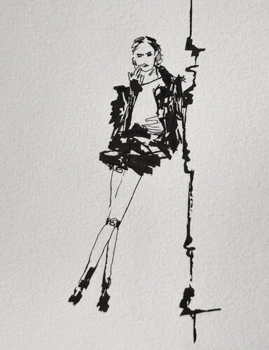 WALL POSE de Jayme Mestieri, Dibujo a la venta en Singulart