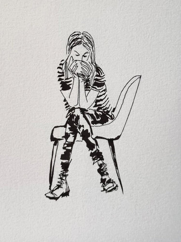 COFFEE TIME di Jayme Mestieri, Disegno in vendita su Singulart