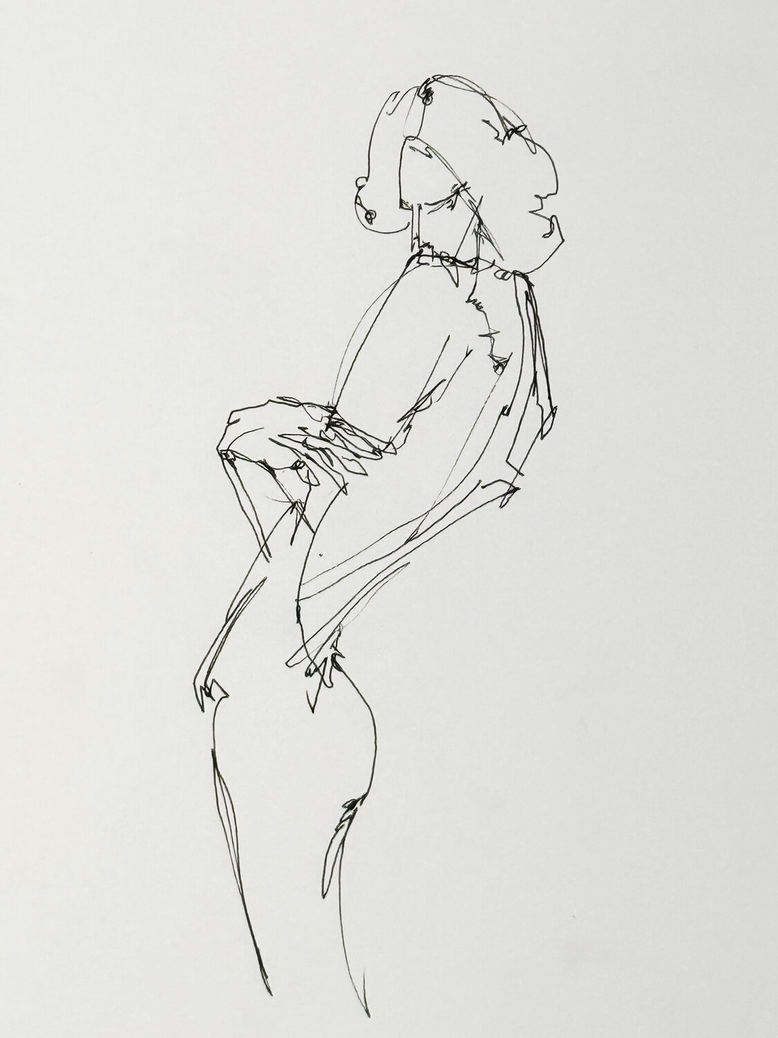 0043-SHORTS series // OPEN // fountain pen Jayme Mestieri Zeichnungen zu verkaufen