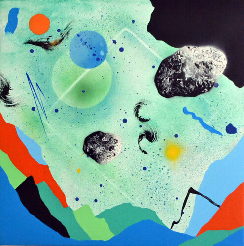 Danza Celestial van Nataline Pomar, Schilderij te koop op Singulart