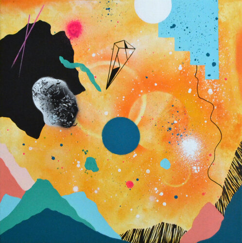 Amanecer interplanetario von Nataline Pomar, Malerei kaufen auf Singulart