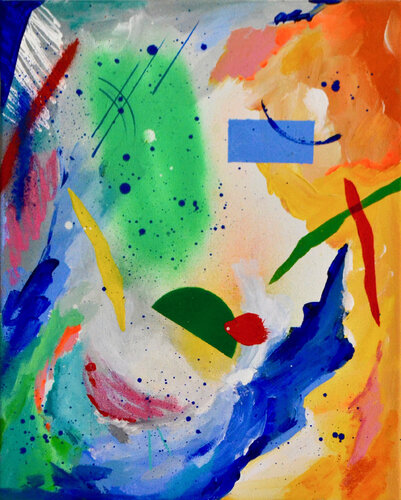 Geometría sagrada von Nataline Pomar, Malerei kaufen auf Singulart