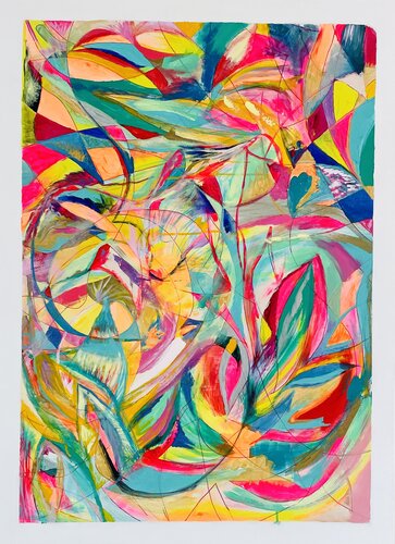 Atravesando el Límite von Leslie Koral, Malerei kaufen auf Singulart