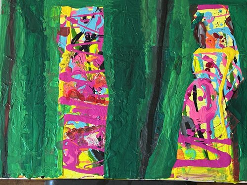 Takes Two van Eve Brownstone, Schilderij te koop op Singulart
