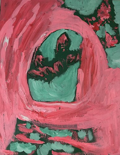 Into The Cave de Eve Brownstone, Pintura a la venta en Singulart