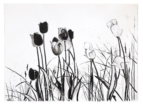 Silent Bloom di Evi Schartner, Pittura in vendita su Singulart