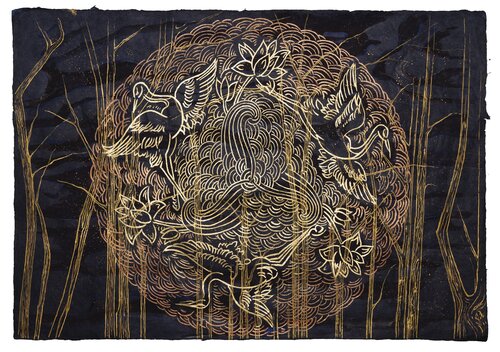 Emergence di Evi Schartner, Pittura in vendita su Singulart