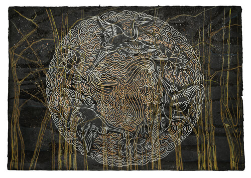 Hidden Worlds van Evi Schartner, Schilderij te koop op Singulart
