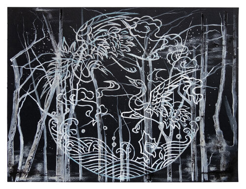 Sky & Tide van Evi Schartner, Schilderij te koop op Singulart