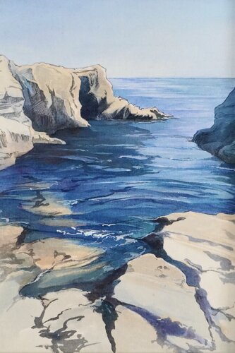 満ちた潮のまどろみ di Ayano Nakajima, Pittura in vendita su Singulart