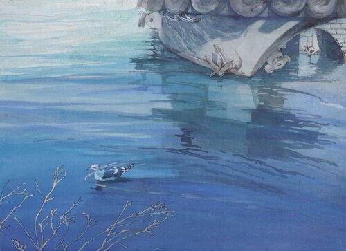 夏の終わり van Ayano Nakajima, Schilderij te koop op Singulart