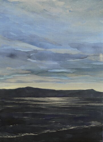 滲むように降りそそぐ di Ayano Nakajima, Pittura in vendita su Singulart