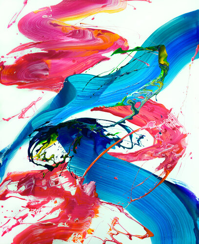 Blue is a Sound van Claudia Botz, Schilderij te koop op Singulart
