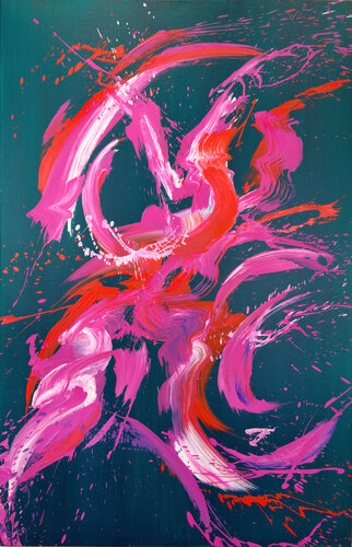 Cosmic Dancer II von Claudia Botz, Malerei kaufen auf Singulart