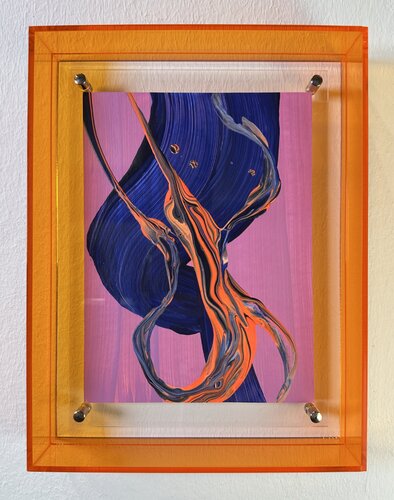 Out of the deep blue von Claudia Botz, Werk auf Papier kaufen auf Singulart