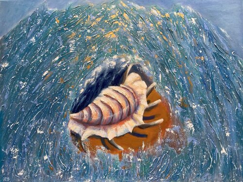 Spiral shells by Olga Ben Zur, Painting for Sale on Singulart